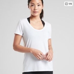 Athleta Essence Vital Tee White XS